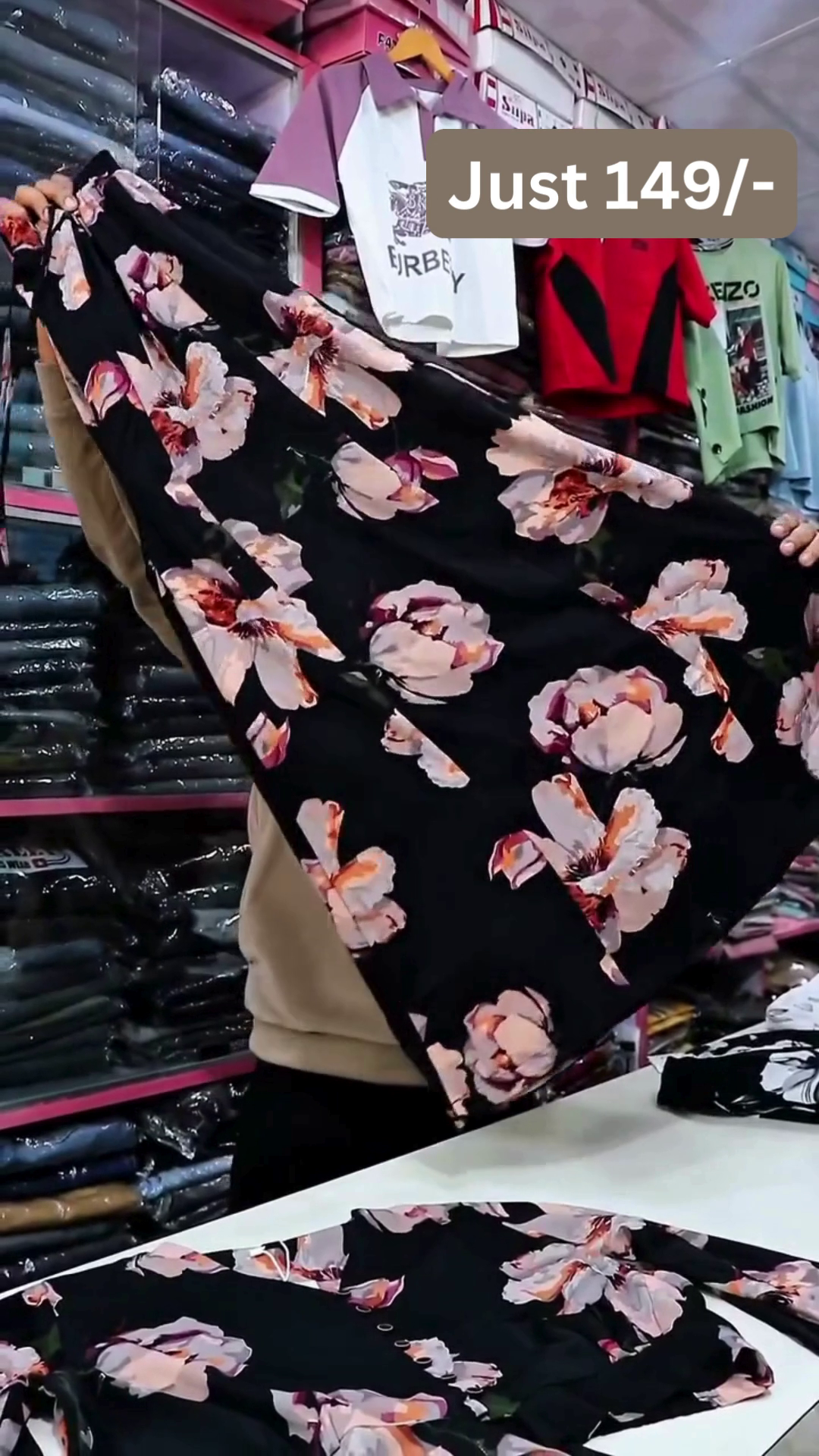 Floral Printed Women's Long Dress - Image 4