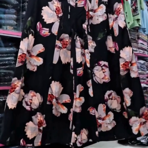 Floral Printed Women's Long Dress